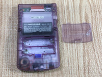 lf8558 Plz Read Item Condi GameBoy Color Clear Purple Game Boy Console Japan