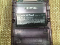 lf8558 Plz Read Item Condi GameBoy Color Clear Purple Game Boy Console Japan