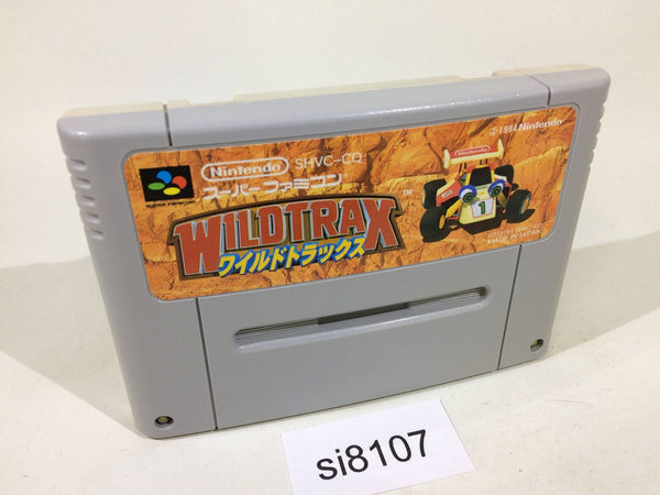 si8107 Wild Trax Stunt Race FX SNES Super Famicom Japan