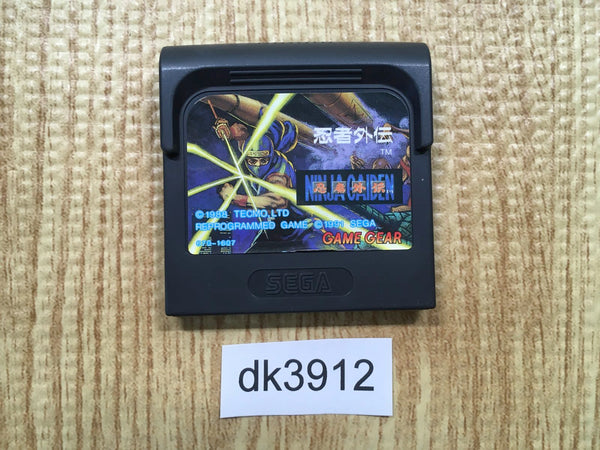 dk3912 Ninja Gaiden Sega Game Gear Japan