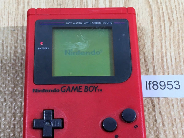 lf8953 GameBoy Bros. Red Game Boy Console Japan