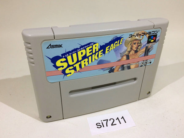 si7211 F15 Super Strike Eagle SNES Super Famicom Japan