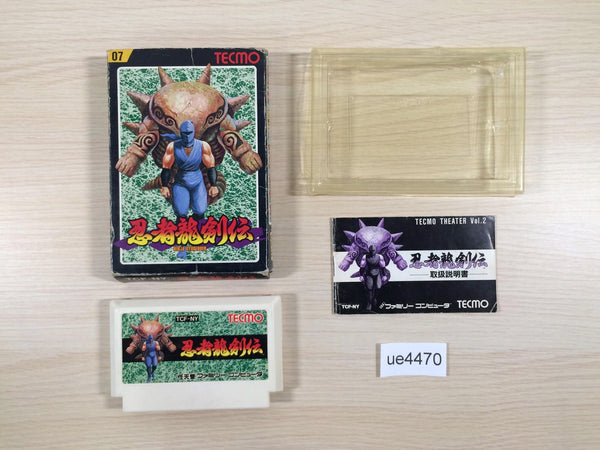 ue4470 Ninja Gaiden Ryukenden BOXED NES Famicom Japan