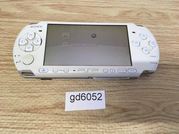 gd6052 Plz Read Item Condi PSP-3000 PEARL WHITE SONY PSP Console Japan