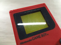 lf8954 Plz Read Item Condi GameBoy Bros. Red Game Boy Console Japan