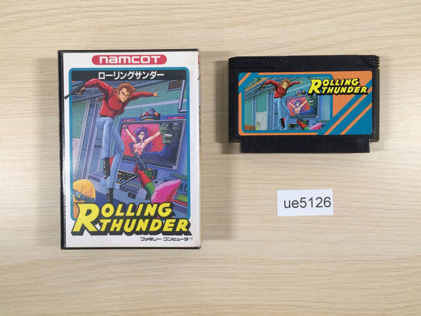 ue5126 Rolling Thunder BOXED NES Famicom Japan