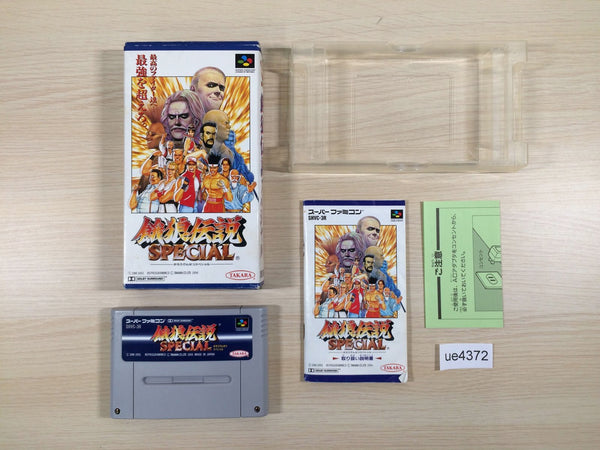 ue4372 Fatal Fury Special BOXED SNES Super Famicom Japan