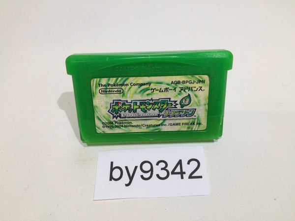 by9342 Pokemon Leaf Green GameBoy Advance Japan