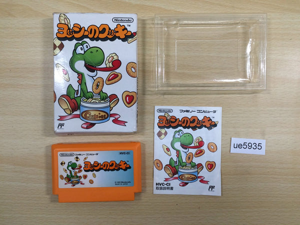 ue5935 Yoshi Cookie Yossy BOXED NES Famicom Japan