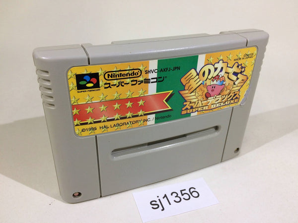 sj1356 Kirby Super Deluxe Star Kirby's Fun Pak SNES Super Famicom Japan