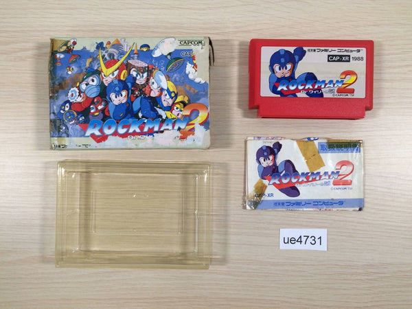 ue4731 Rockman 2 Megaman BOXED NES Famicom Japan