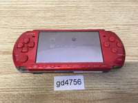 gd4756 Plz Read Item Condi PSP-3000 RADIANT RED SONY PSP Console Japan