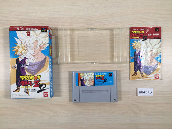 ue4376 Dragon Ball Z Super Butouden 2 BOXED SNES Super Famicom Japan