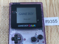 lf9355 Plz Read Item Condi GameBoy Color Clear Purple Game Boy Console Japan