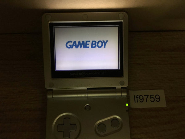 lf9759 No Battery GameBoy Advance SP Platinum Silver Game Boy Console Japan