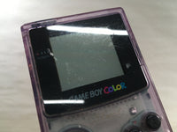 lf9355 Plz Read Item Condi GameBoy Color Clear Purple Game Boy Console Japan