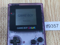 lf9357 Plz Read Item Condi GameBoy Color Clear Purple Game Boy Console Japan