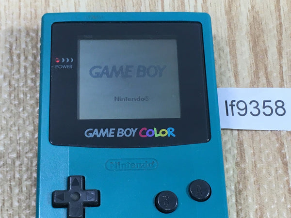 lf9358 Plz Read Item Condi GameBoy Color Blue Game Boy Console Japan