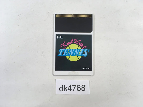 dk4768 Final Match Tennis PC Engine Japan