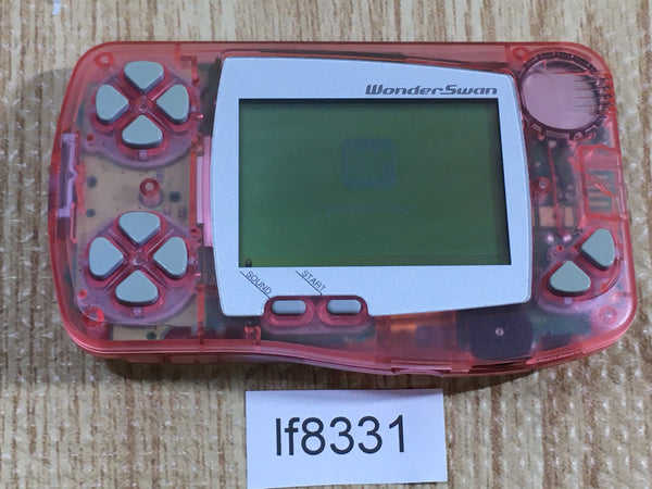 lf8331 Plz Read Item Condi Wonder Swan Skeleton Pink Bandai Console Japan