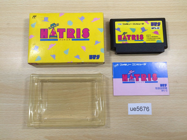 ue5676 Hatris BOXED NES Famicom Japan