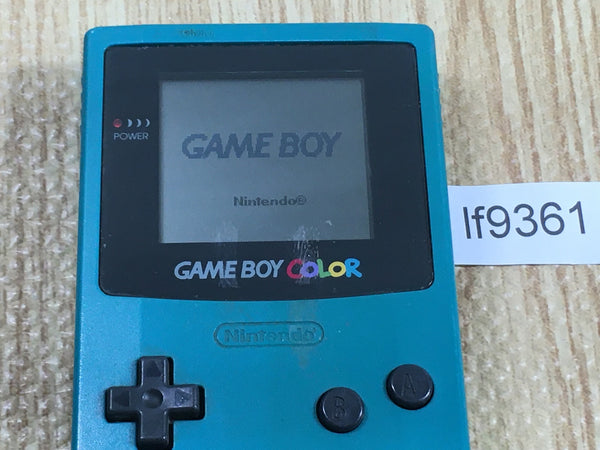 lf9361 Plz Read Item Condi GameBoy Color Blue Game Boy Console Japan