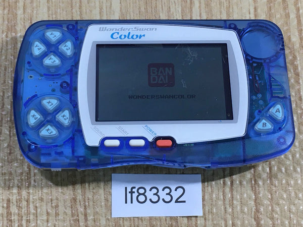 lf8332 PlzReadItemCondi Wonder Swan Color Crystal Blue Bandai Console Japan