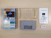 ue4382 Star Fox BOXED SNES Super Famicom Japan