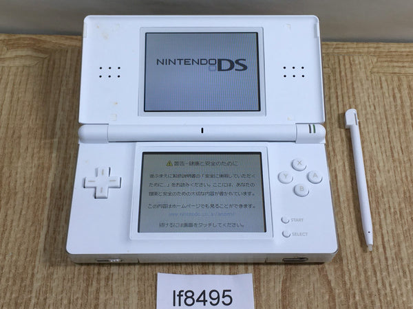 lf8495 Plz Read Item Condi Nintendo DS Lite Crystal White Console Japan