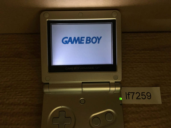 lf7259 No Battery GameBoy Advance SP Platinum Silver Game Boy Console Japan