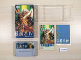 ue4386 Sangokushi 4 BOXED SNES Super Famicom Japan