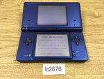 lc2676 Plz Read Item Condi Nintendo DSi DS Metallic Blue Console Japan