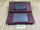 kh5574 Plz Read Item Condi Nintendo DSi LL XL DS Wine Red Console Japan