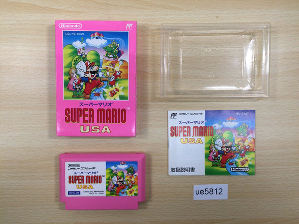 ue5812 Super Mario USA BOXED NES Famicom Japan