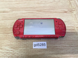 gd5285 Plz Read Item Condi PSP-3000 RADIANT RED SONY PSP Console Japan