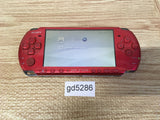 gd5286 Plz Read Item Condi PSP-3000 RADIANT RED SONY PSP Console Japan