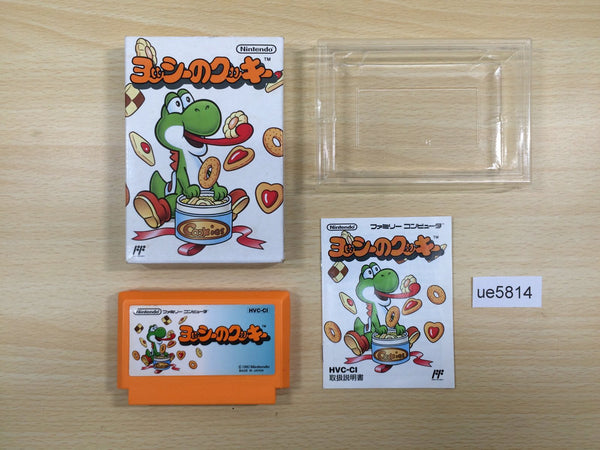 ue5814 Yoshi Cookie Yossy BOXED NES Famicom Japan