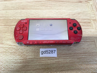 gd5287 Plz Read Item Condi PSP-3000 RADIANT RED SONY PSP Console Japan