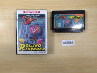 ue5686 Rolling Thunder BOXED NES Famicom Japan