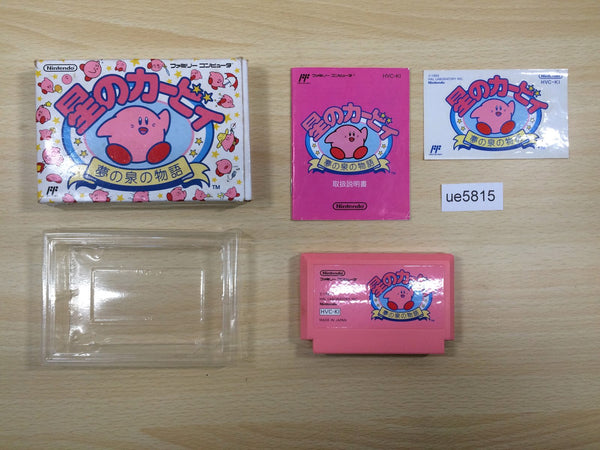 ue5815 Kirby Kirby's Adventure BOXED NES Famicom Japan