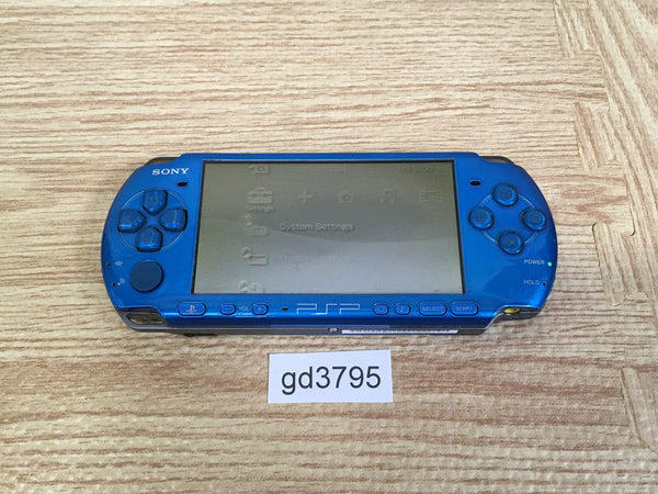 gd3795 Plz Read Item Condi PSP-3000 VIBRANT BLUE SONY PSP Console Japan