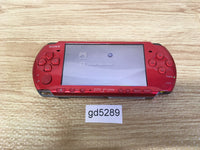 gd5289 Plz Read Item Condi PSP-3000 RADIANT RED SONY PSP Console Japan