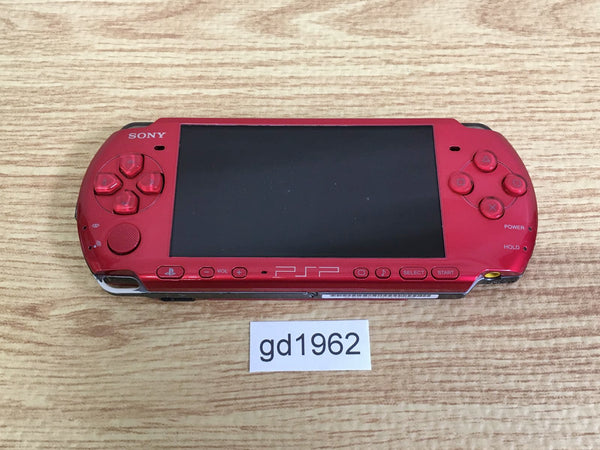 gd1962 Not Working PSP-3000 RADIANT RED SONY PSP Console Japan 