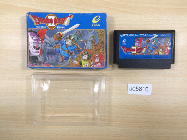 ue5816 Dragon Quest II 2 BOXED NES Famicom Japan