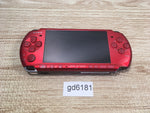 gd6181 Not Working PSP-3000 RADIANT RED SONY PSP Console Japan