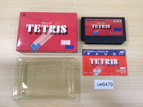 ue6479 Tetris BOXED NES Famicom Japan