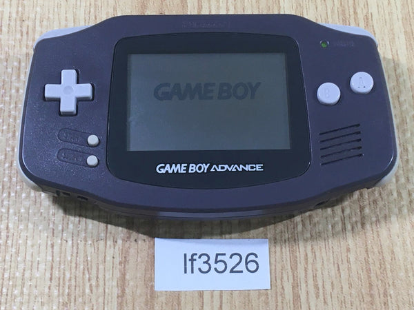 lf3526 Plz Read Item Condi GameBoy Advance Violet Game Boy Console Japan
