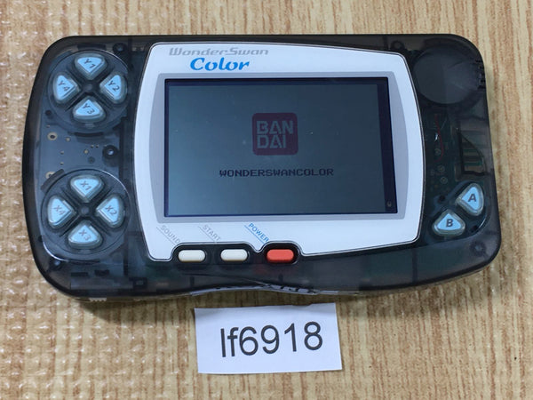 lf6918 PlzReadItemCondi Wonder Swan Color Crystal Black Bandai Console Japan