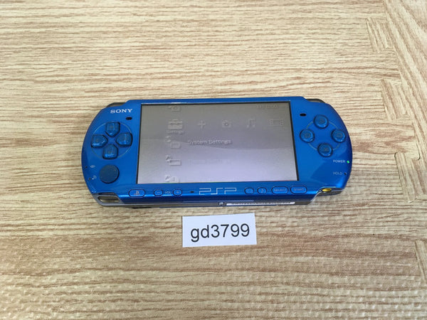 gd3799 Plz Read Item Condi PSP-3000 VIBRANT BLUE SONY PSP Console Japan