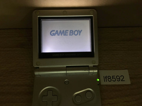 lf8592 Plz Read Item Condi GameBoy Advance SP Platinum Silver Console Japan